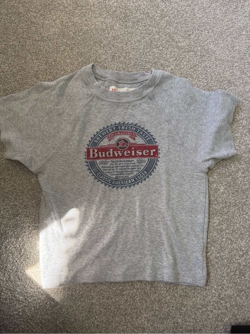 Budweiser Gray Logo Tee